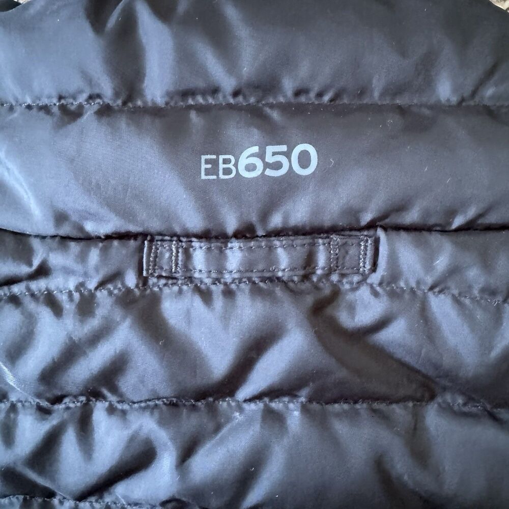 Eddie Bauer Vest Womens M Black EB650 Down Puffer Quilted Full Zip Lightweight - Picture 6 of 7
